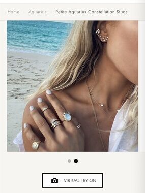 Logan Hollowell 14k Aquarius Diamond Earrings